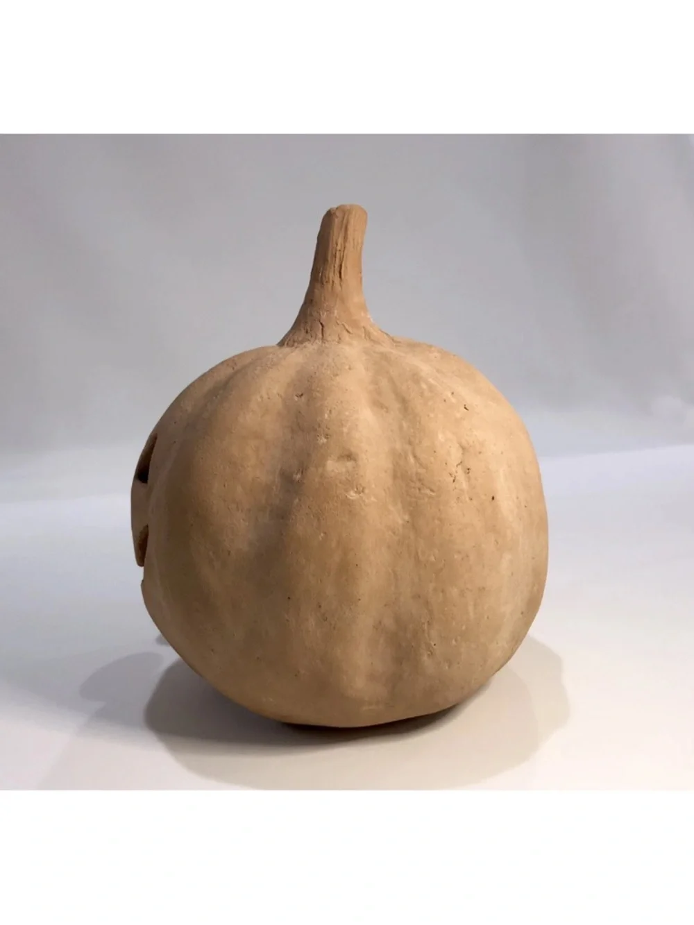 Pottery Barn Terracotta SMALL Jack-o-Lantern Orange Pumpkin Fall Luminary NEW